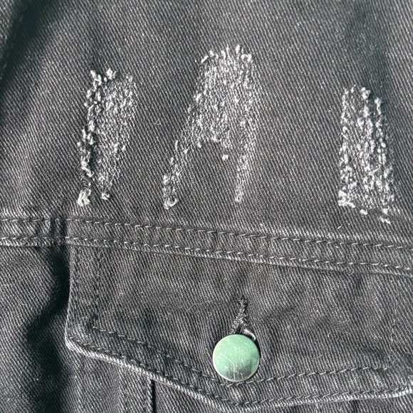 American Bazi Black and Gray Bomber Jacket - Picture 10 of 12